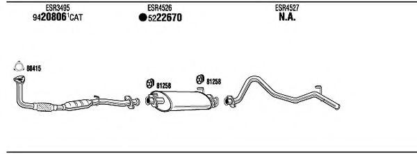 Система выпуска ОГ FONOS LR35003