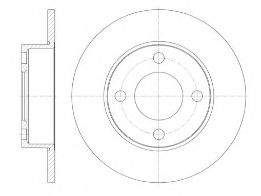 Тормозной диск ROADHOUSE 6917.00