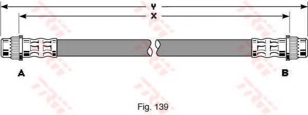 Тормозной шланг TRW PHA311