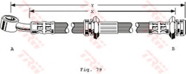 Тормозной шланг TRW PHD293