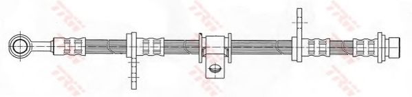 Тормозной шланг TRW PHD404