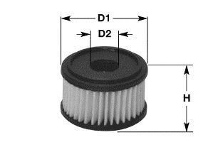 Топливный фильтр CLEAN FILTERS MG1676