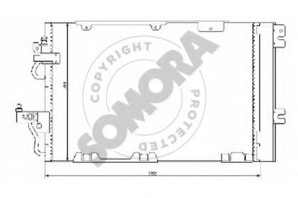 Конденсатор, кондиционер SOMORA 211860C