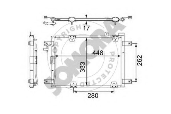 Конденсатор, кондиционер SOMORA 305060