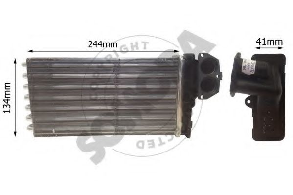 Теплообменник, отопление салона SOMORA 220750