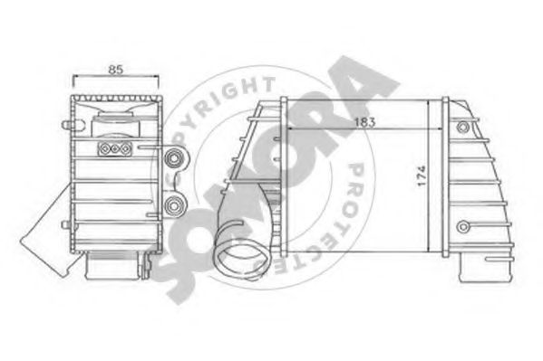 Интеркулер SOMORA 025045R
