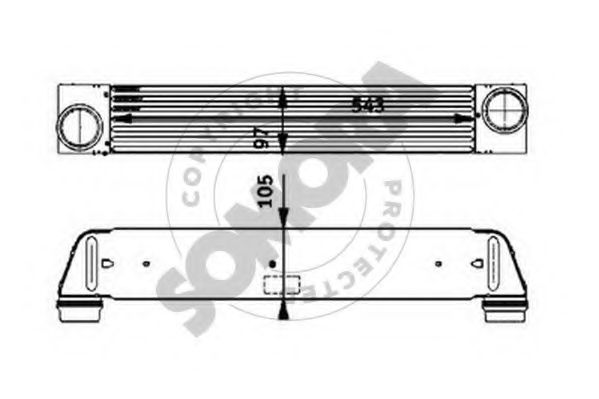 Интеркулер SOMORA 041345A