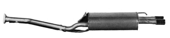 Глушитель выхлопных газов конечный TESH 250146