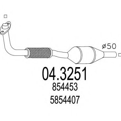 Катализатор MTS 04.3251