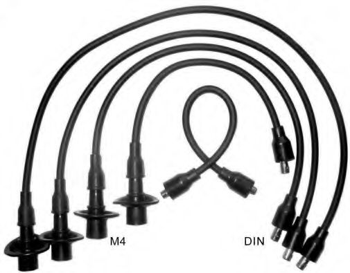 Комплект проводов зажигания BBT ZK215