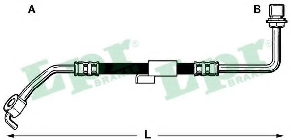 Тормозной шланг LPR 6T46218