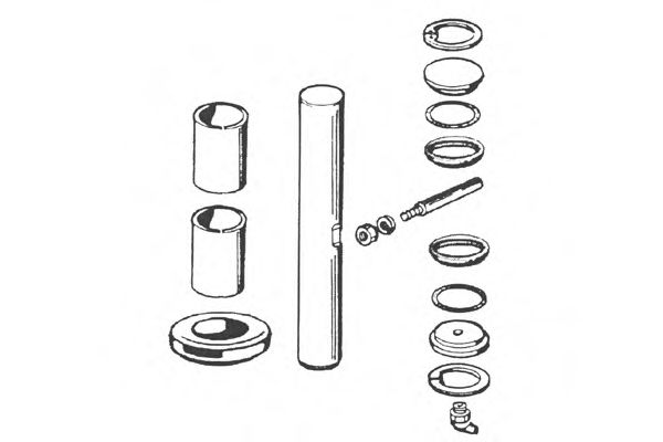 Ремкомплект, шкворень поворотного кулака FEBI BILSTEIN 32436