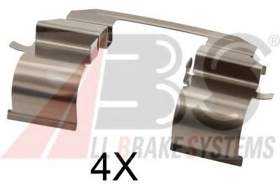 Комплектующие, колодки дискового тормоза A.B.S. 1833Q