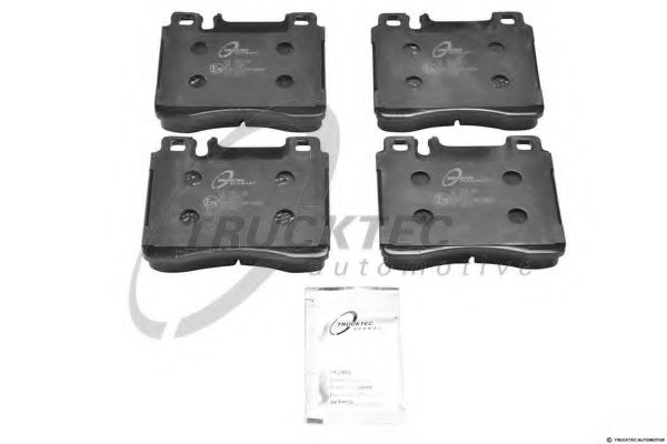 Комплект тормозных колодок, дисковый тормоз TRUCKTEC AUTOMOTIVE 02.35.129