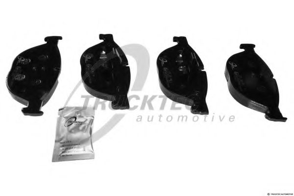 Комплект тормозных колодок, дисковый тормоз TRUCKTEC AUTOMOTIVE 08.34.142