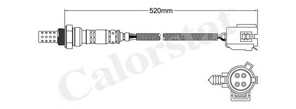 Лямбда-зонд CALORSTAT by Vernet LS140437