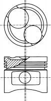 Поршень NÜRAL 87-306307-00