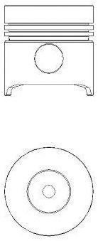 Поршень NÜRAL 87-206800-00