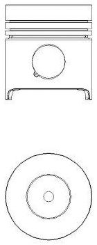 Поршень NÜRAL 87-781900-10