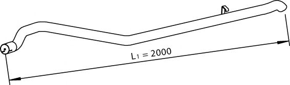 Труба выхлопного газа ZARA 1389
