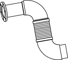 Труба выхлопного газа DINEX 48146