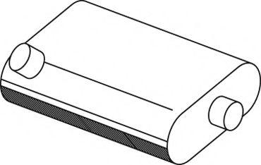 Средний / конечный глушитель ОГ DINEX 18317