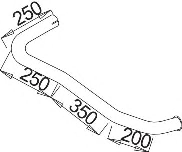 Труба выхлопного газа IMASAF 4086