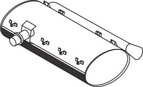 Средний / конечный глушитель ОГ ZARA 9664