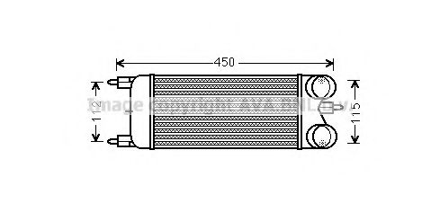 Интеркулер AVA QUALITY COOLING CN4267