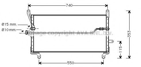 Конденсатор, кондиционер AVA QUALITY COOLING FT5171
