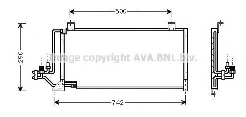 Конденсатор, кондиционер AVA QUALITY COOLING JE5006