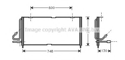 Конденсатор, кондиционер AVA QUALITY COOLING JE5027