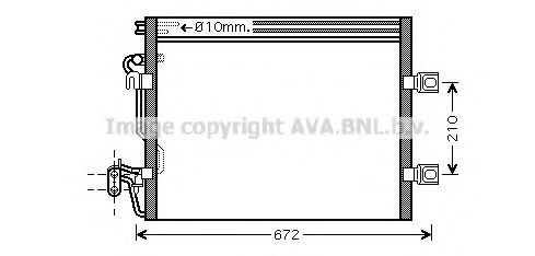 Конденсатор, кондиционер AVA QUALITY COOLING MSA5392