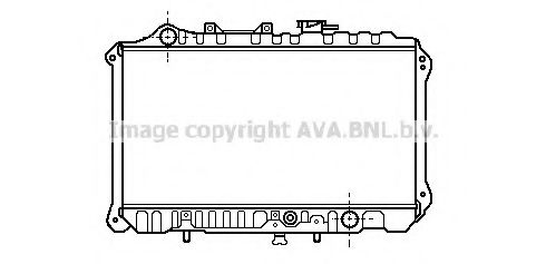 Радиатор, охлаждение двигателя AVA QUALITY COOLING MZ2019