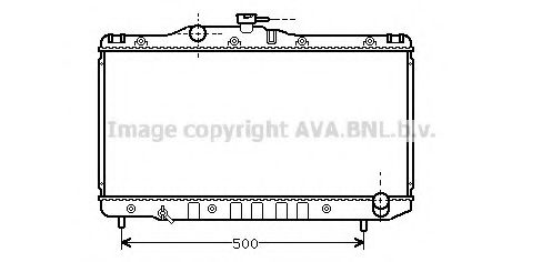 Радиатор, охлаждение двигателя AVA QUALITY COOLING TO2171