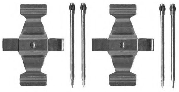 Комплектующие, колодки дискового тормоза MGA A235