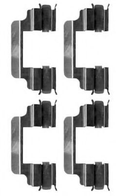 Комплектующие, колодки дискового тормоза MGA A266