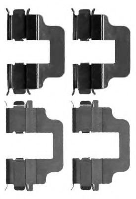 Комплектующие, колодки дискового тормоза MGA A296
