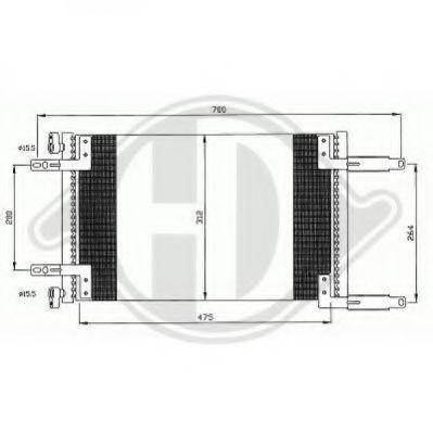 Конденсатор, кондиционер DIEDERICHS 8348501