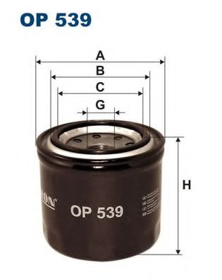 Масляный фильтр FILTRON OP539