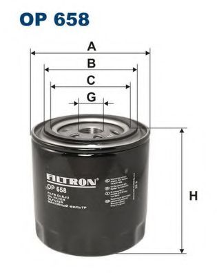 Масляный фильтр FILTRON OP658