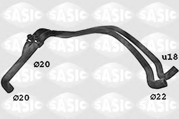 Шланг радиатора SASIC SWH4249