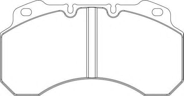Комплект тормозных колодок, дисковый тормоз BERAL 2909925004145724