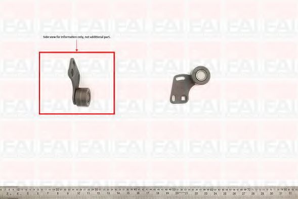 Натяжной ролик, ремень ГРМ FAI AutoParts T9153