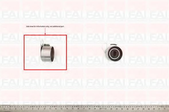 Натяжной ролик, ремень ГРМ FAI AutoParts T9280