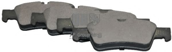 Комплект тормозных колодок, дисковый тормоз JP GROUP 1363701019