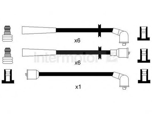 Комплект проводов зажигания STANDARD 76181