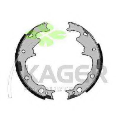 Комплект тормозных колодок KAGER 340201