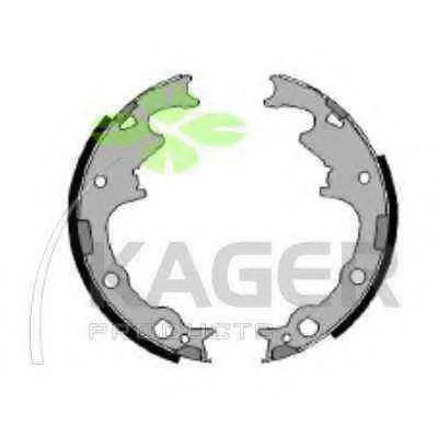 Комплект тормозных колодок KAGER 340248