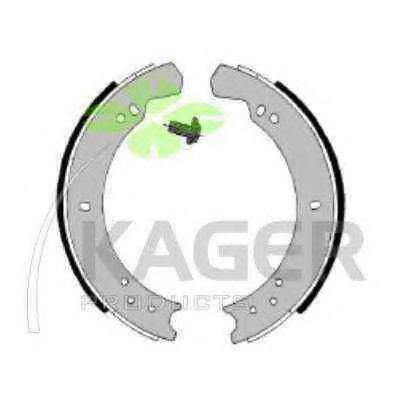 Комплект тормозных колодок KAGER 340505